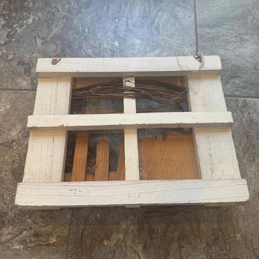 Rustic Country Farmhouse Home Sweet Home Wood Wall Decor Set Apples Kitchen Lot